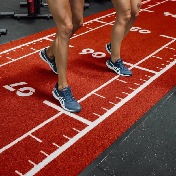 Gazon artificiel pour entraînement fonctionnel et HIIT en centres sportifs