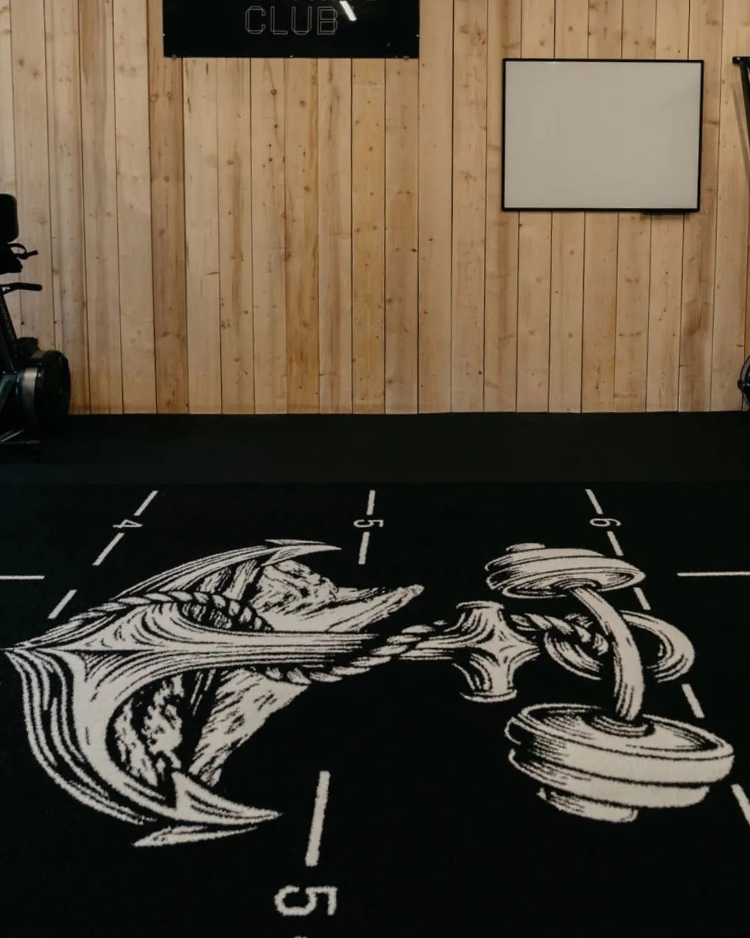piste crossfit logo personnalisé la ciotat